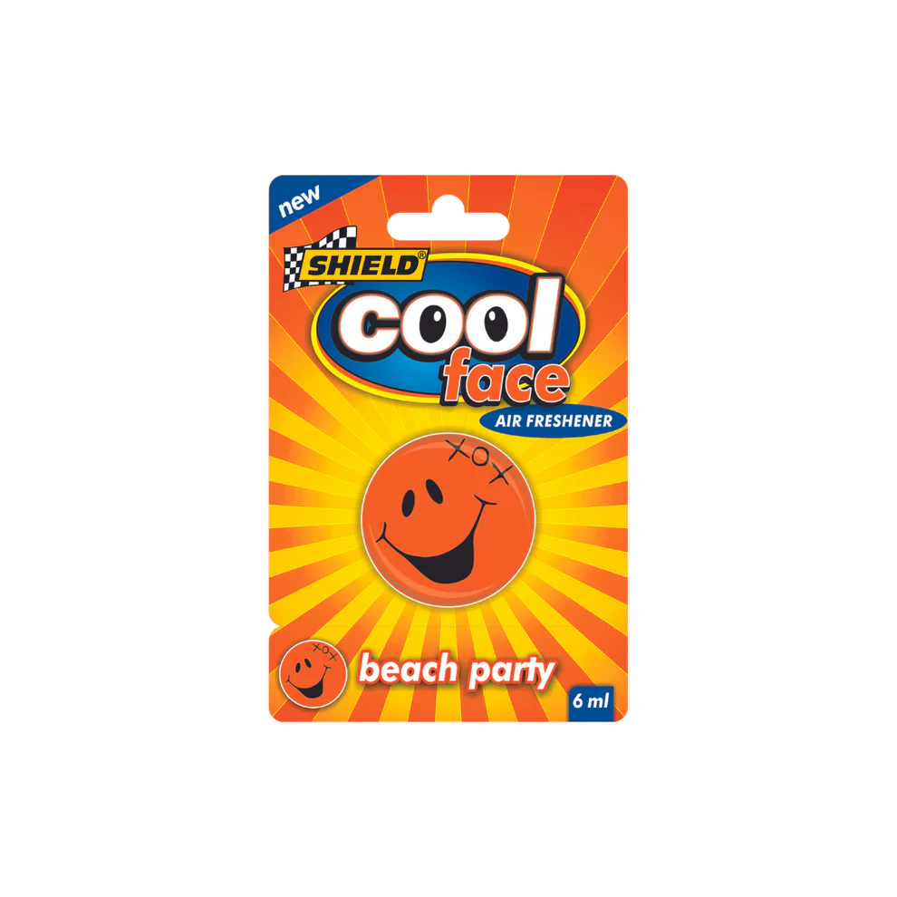 SHIELD COOL FACE AIR FRESHENER BEACH PARTY