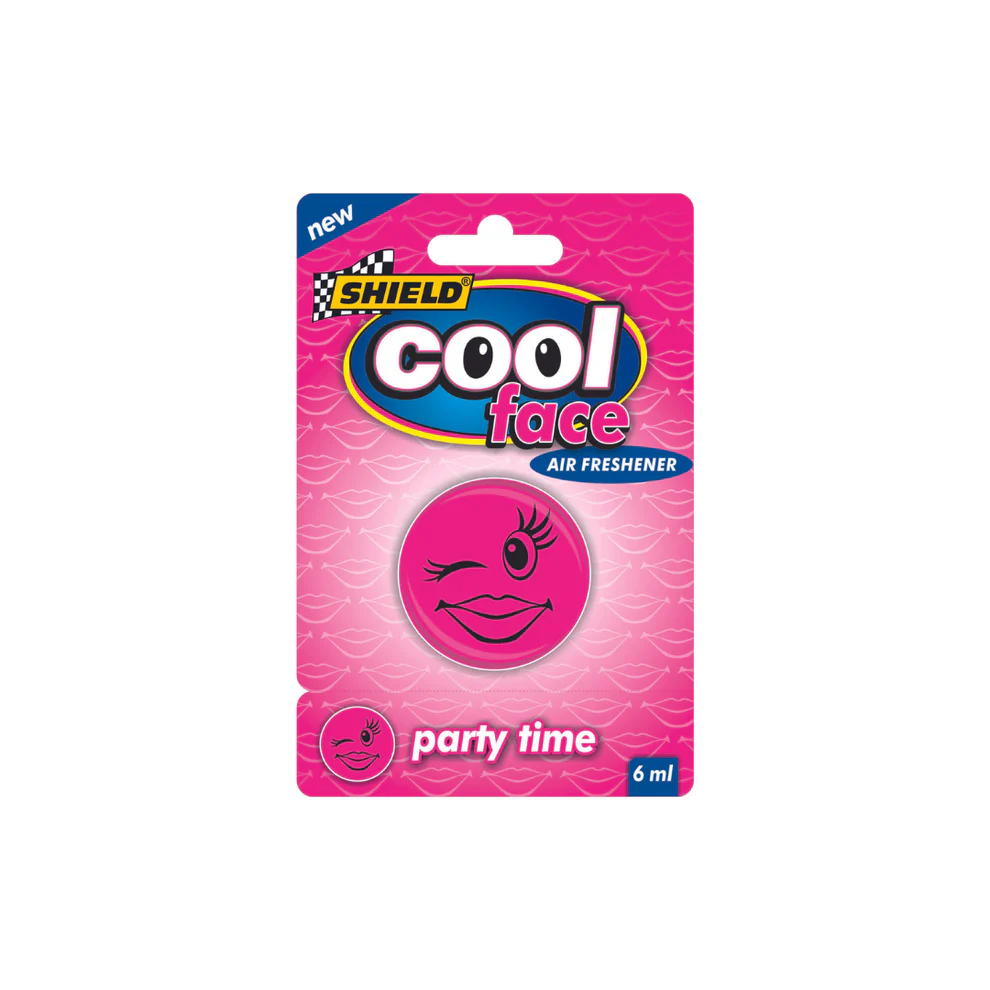 SHIELD COOL FACE AIR FRESHENER PARTY TIME