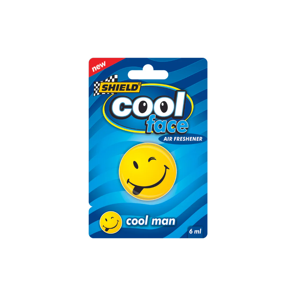 SHIELD COOL FACE AIR FRESHENER COOL MAN