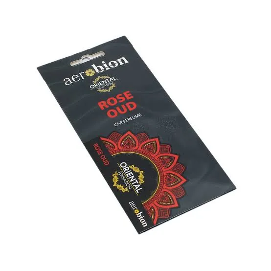 [PRD-AIR-015-SNG-AER] AEROBION CAR PERFUME PAPER OUD ROSE