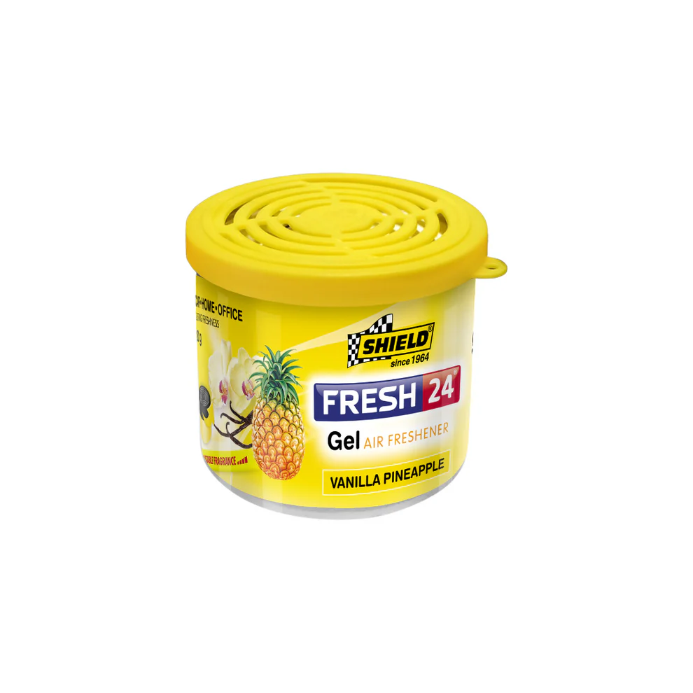 [PRD-AIR-021-SNG-SHD] SHIELD FRESH 24 GEL 80G VANILLA PINEAPPLE