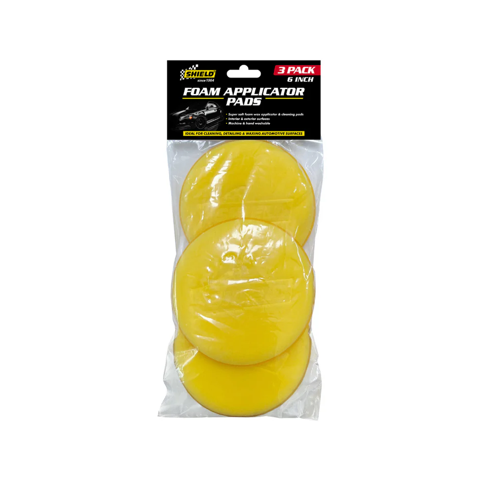 [PRD-APP-002-SNG-SHD] SHIELD FOAM APPLICATOR PADS 6 INCH 3 PACK