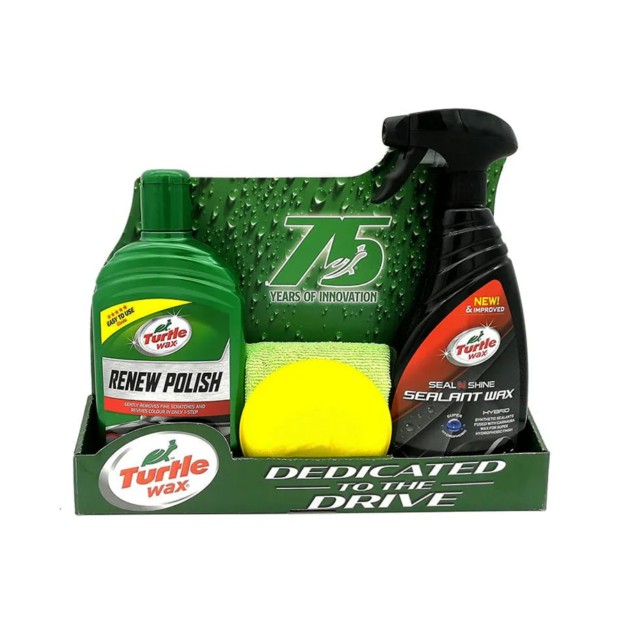[PRD-KTS-002-SNG-TWT] TURTLE WAX POLISH & SEAL 4PCS KIT