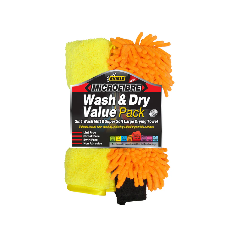 [PRD-KTS-011-SNG-SHD] SHIELD MICROFIBRE WASH N DRY VALUE PACK