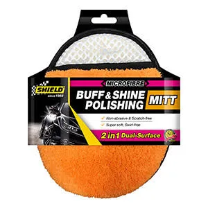 SHIELD MICROFIBRE BUFF AND SHINE POLISHING MITT