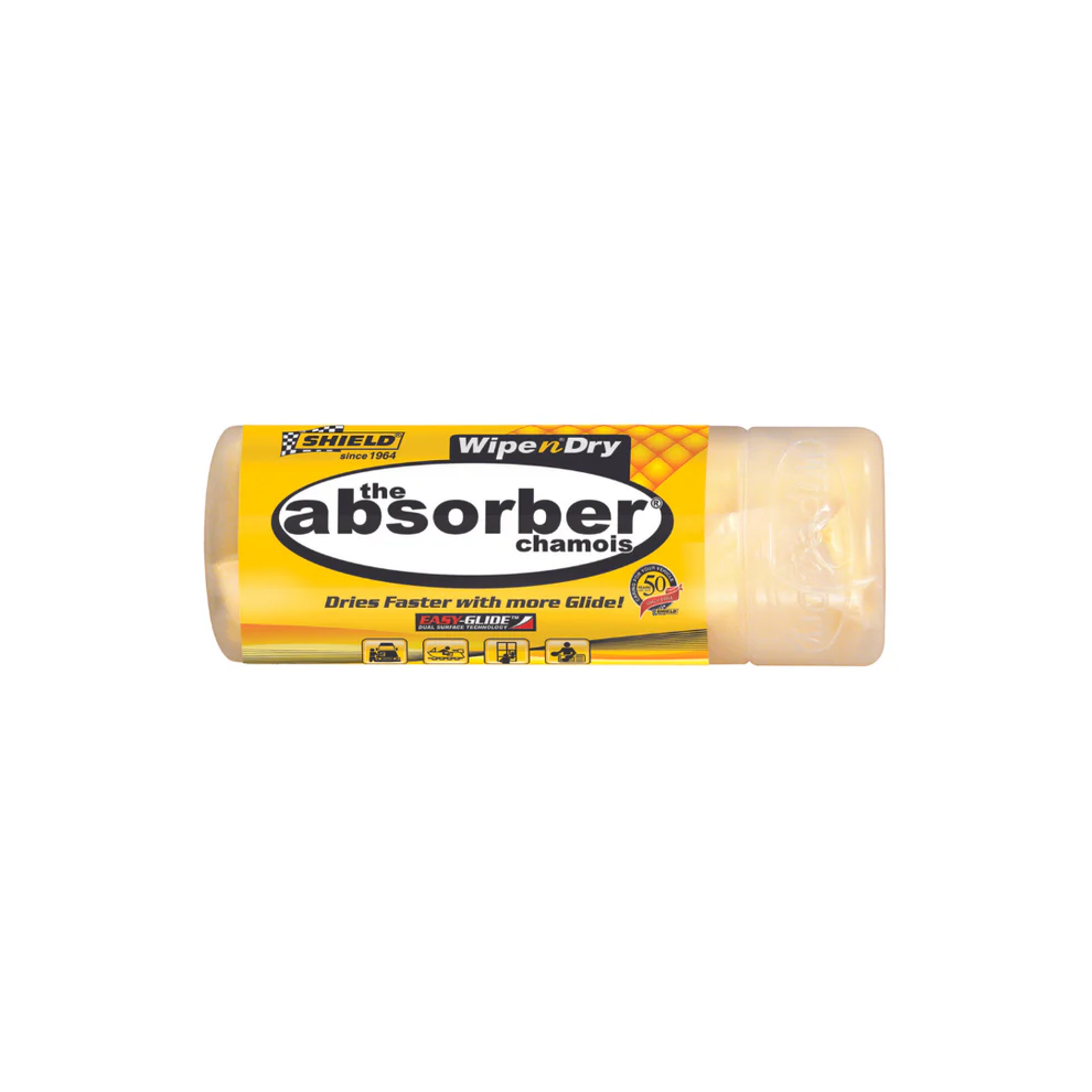 [PRD-TOW-001-SNG-SHD] SHIELD ABSORBER CHAMOIS WIPE N DRY