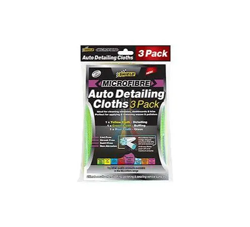 [PRD-TOW-004-SNG-SHD] SHIELD MICROFIBRE AUTO DETAILING CLOTH 3 PACK