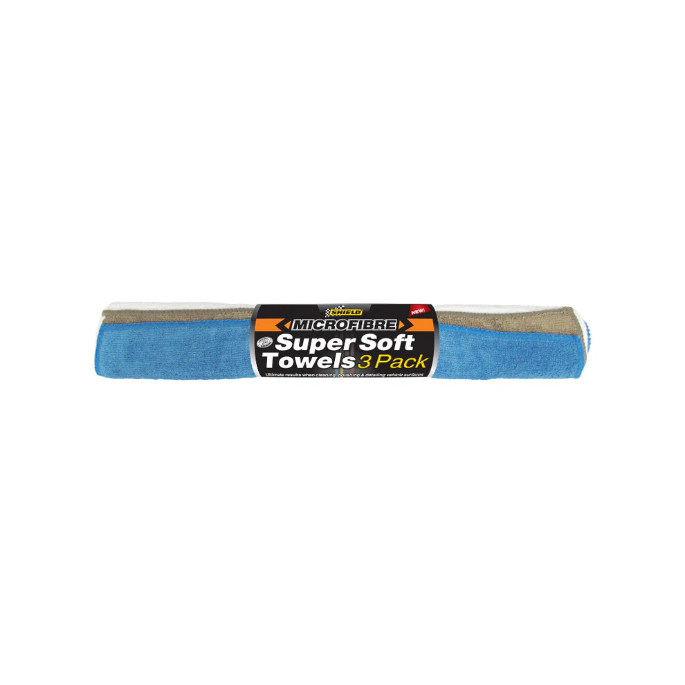 [PRD-TOW-005-SNG-SHD] SHIELD MICROFIBRE SUPER SOFT TOWEL 3 PACK