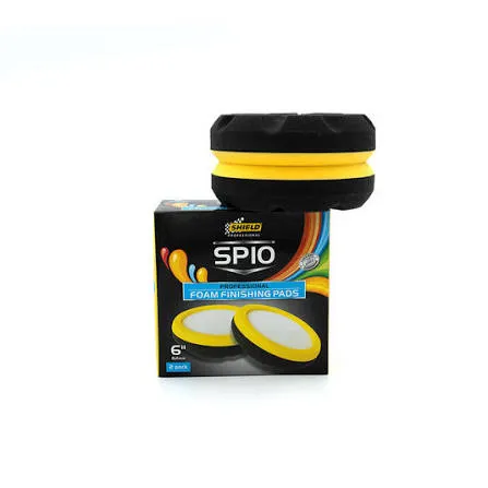 SHIELD SP10 FOAM BLACK FINISHING PAD 2 PACK