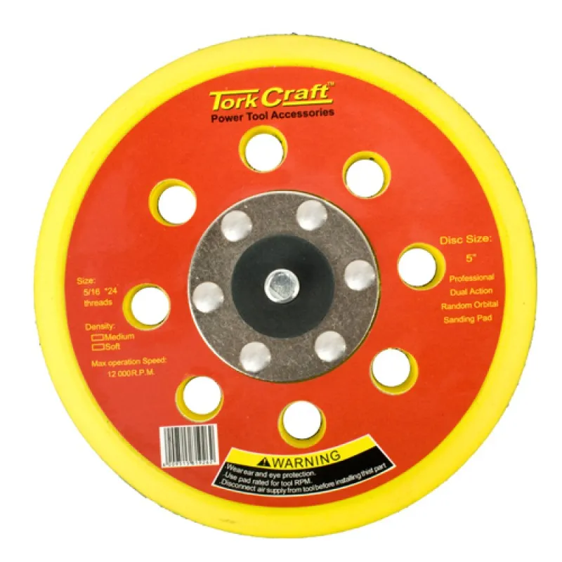TORK CRAFT DA BACKING PAD 5"